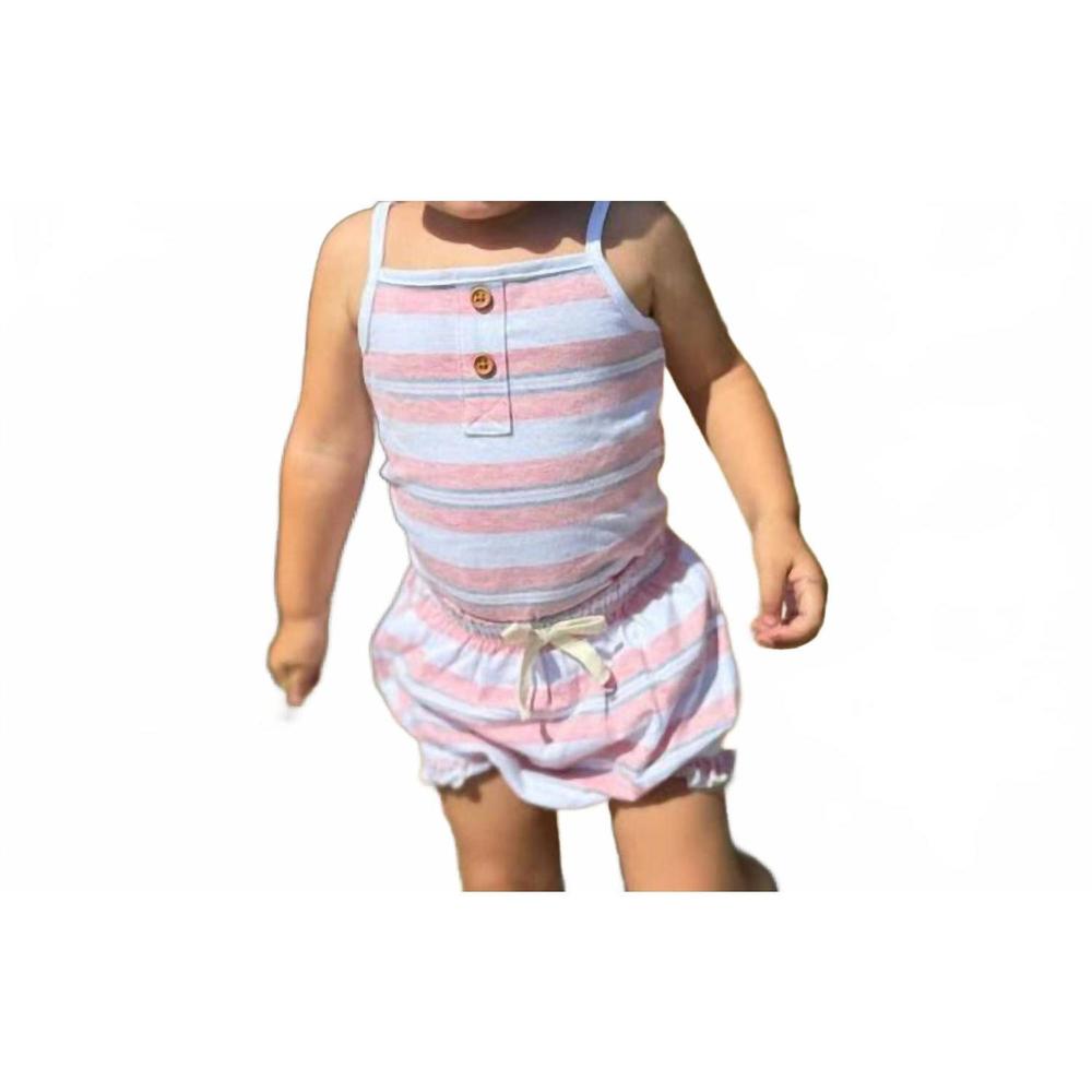 NEW VIGNETTE girl's karter onesie with remi bloomer in multi